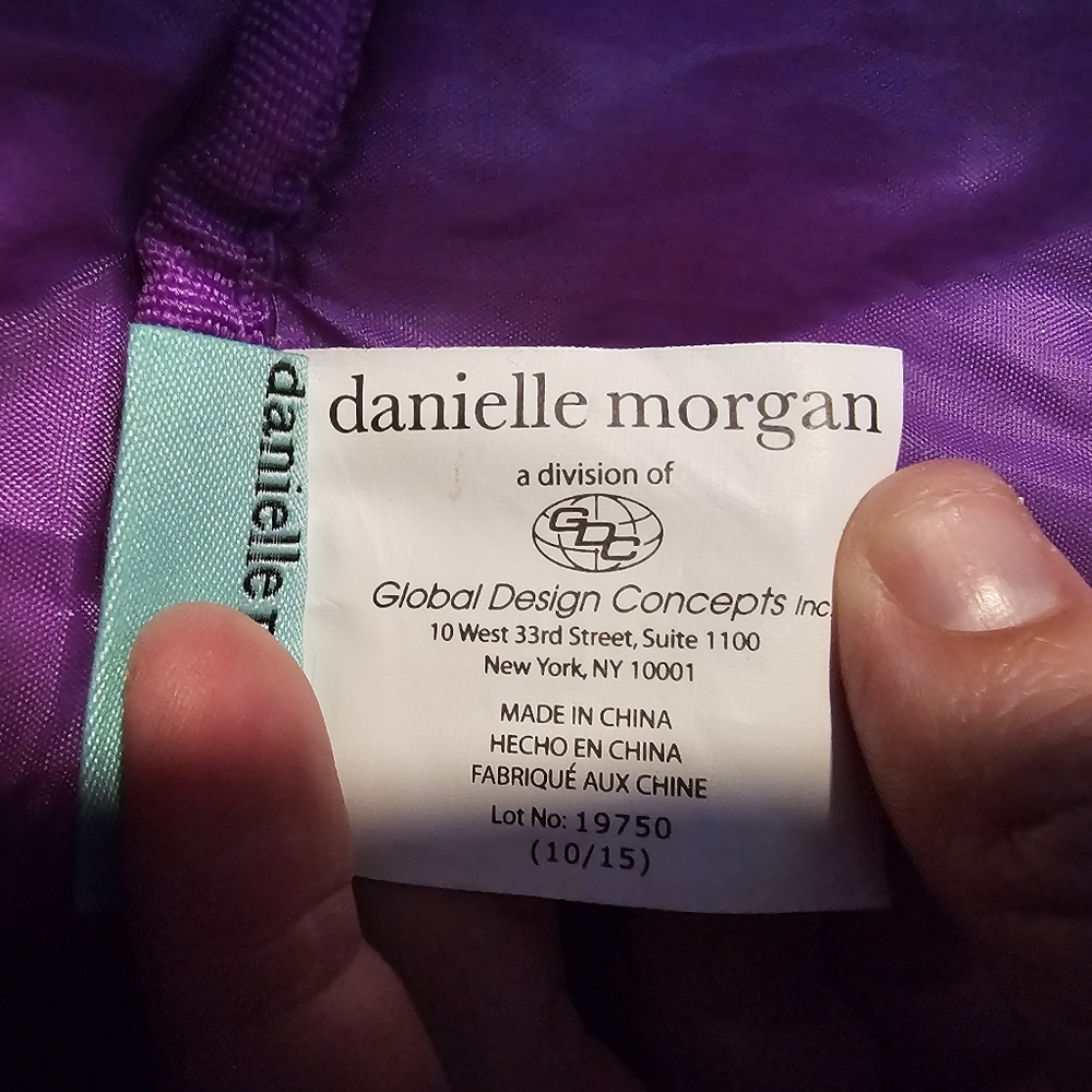 Danielle Morgan Weekender Quilted Duffel Bag Multicolor Mandala Print OS - Picture 10 of 16